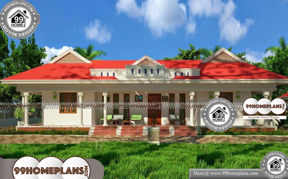 1 Floor House Plans 3 Bedroom - One Story 1600 sqft-Home