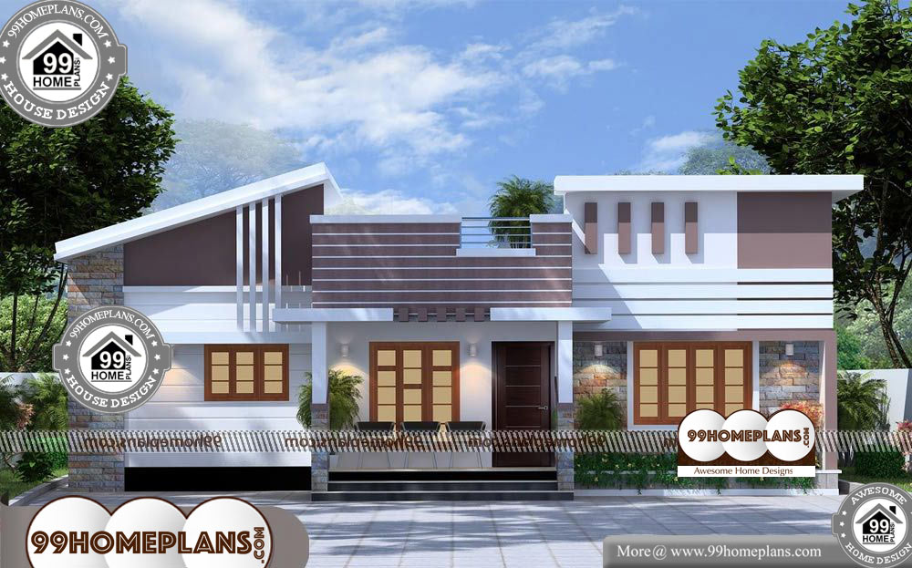 3 Bedroom House Plans Single Floor - One Story 1466 sqft-Home