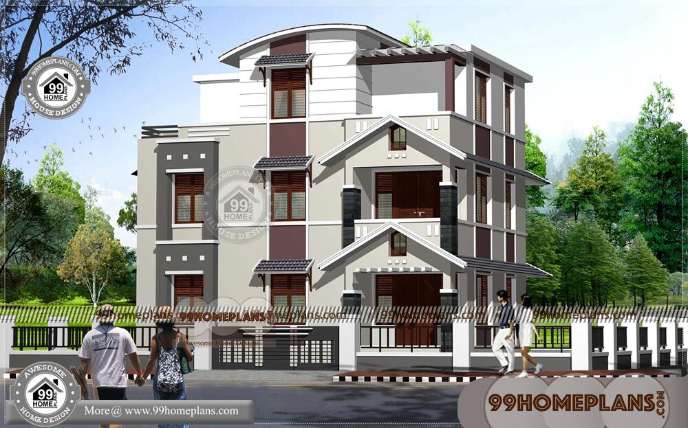 3 Storey House Design Collections 90+ Kerala Contemporary Homes
