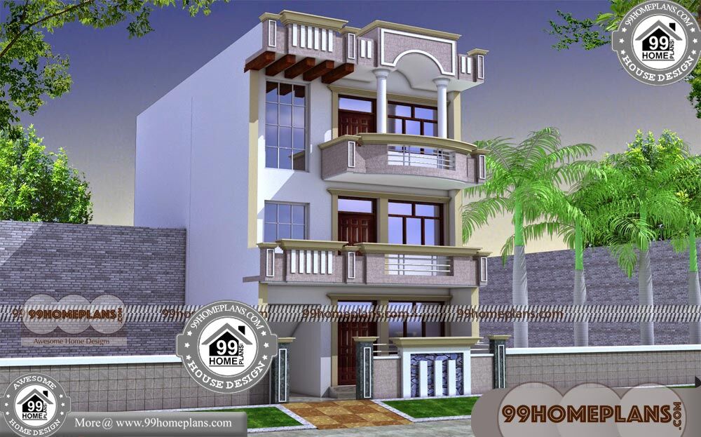 3 Story House Plans for Narrow Lot 80+ Free Contemporary Home Ideas