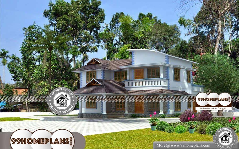 3D Elevation of Duplex House - 2 Story 2500 sqft-HOME