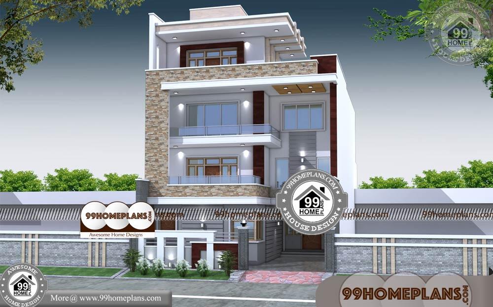 4 Story Apartment Building Plans | 90 Contemporary Kerala Home Designs