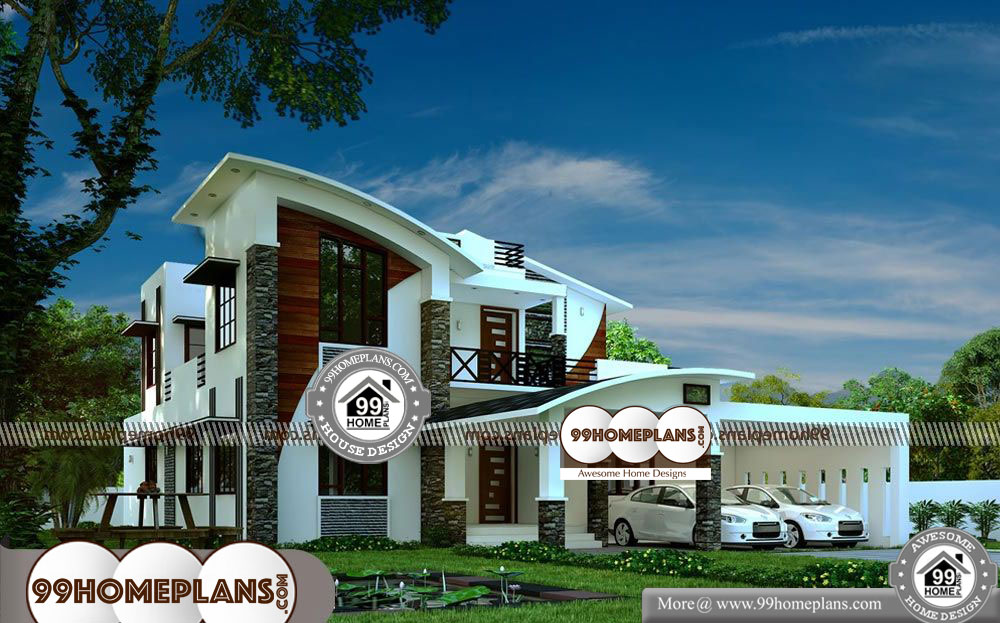 Affordable Modern Home Plans - 2 Story 2800 sqft-Home