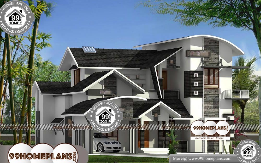 Beautiful Modern House Plans - 2 Story 2610 sqft-Home