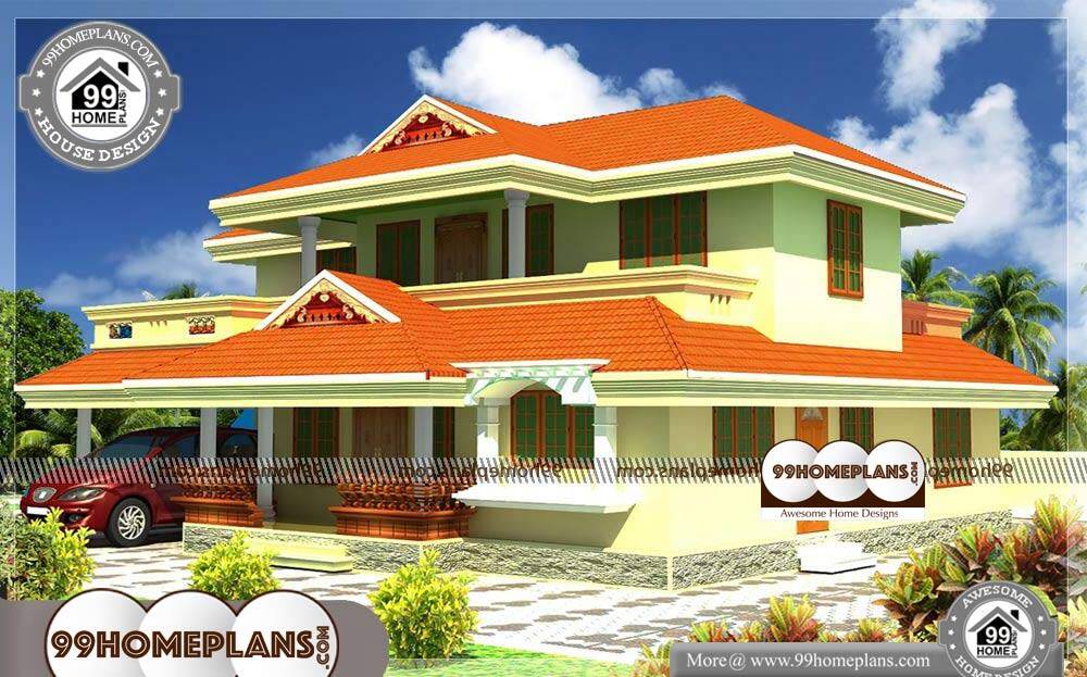 Best House Elevation Designs - 2 Story 2400 sqft-Home