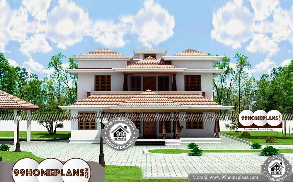 Duplex House Plans with Elevation - 2 Story 2950 sqft-HOME