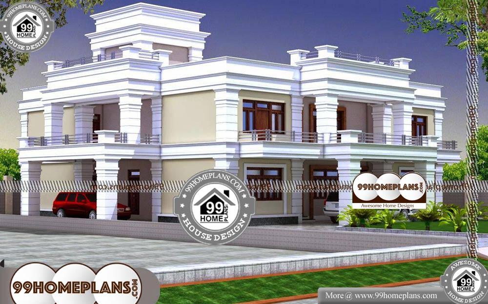 Free Duplex House Plans Indian Style - 2 Story 7000 sqft-HOME