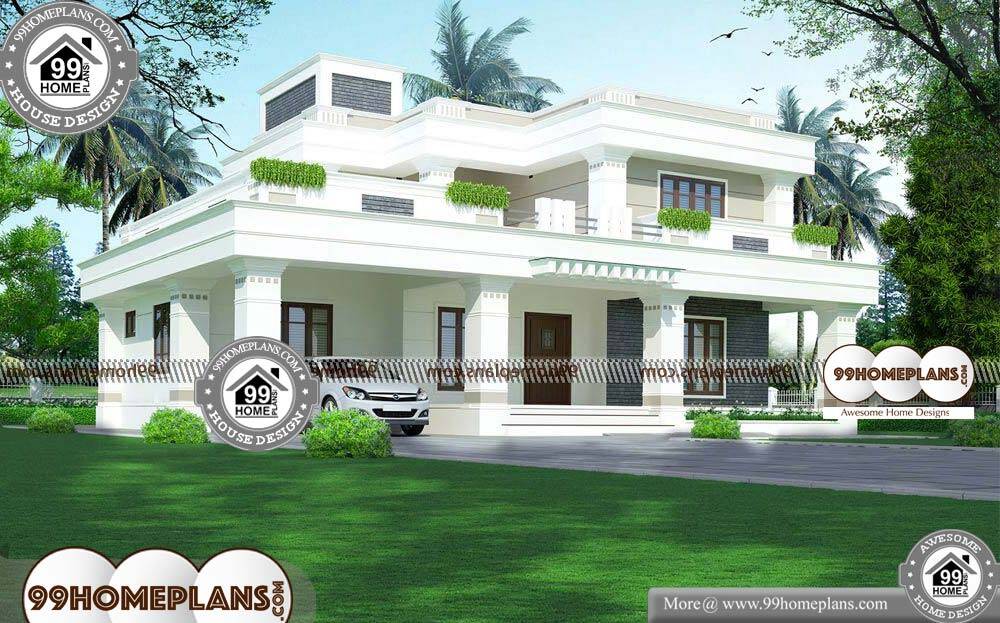 Free Indian House Designs - 2 Story 2969 sqft-Home