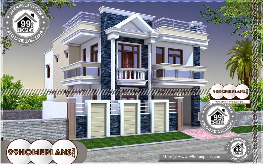 Home Design House Plans - 2 Story 2500 sqft-Home