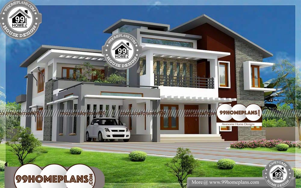 Home Design Low Budget - 2 Story 3356 sqft-Home