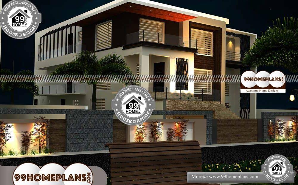 Home Design Plans Kerala Style - 2 Story 6000 sqft-HOME