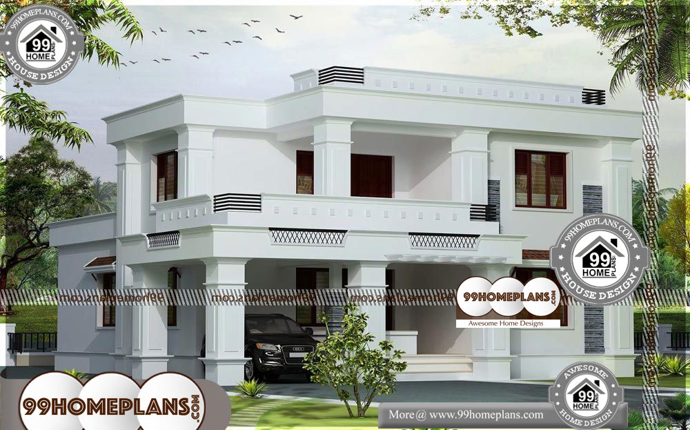 House Construction Plan Indian Style - 2 Story 2040 sqft-Home