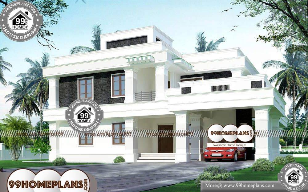 House Plan Designs Indian Style - 2 Story 3155 sqft-HOME