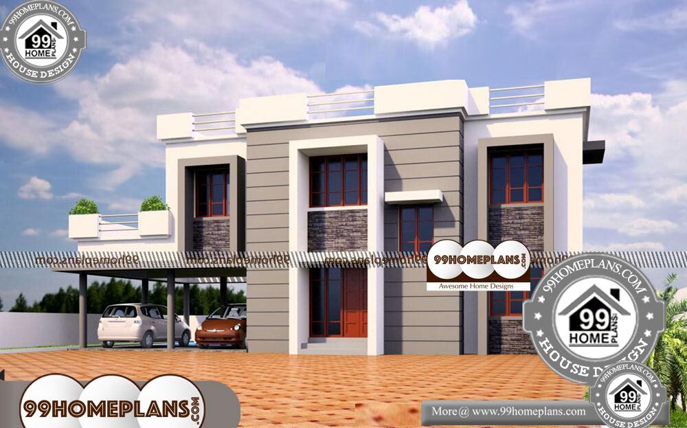 House Plans Narrow Lot Luxury - 2 Story 2600 sqft- HOME