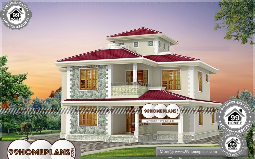 House Plans for Low Budget - 2 Story 1920 sqft-Home