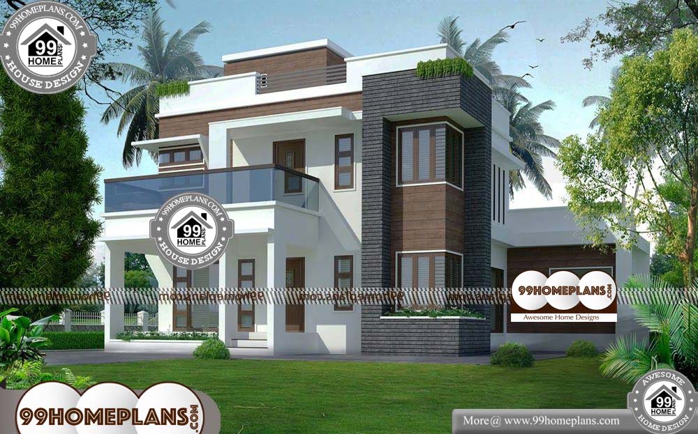 Indian Elevation Designs of Houses - 2 Story 2540 sqft-Home