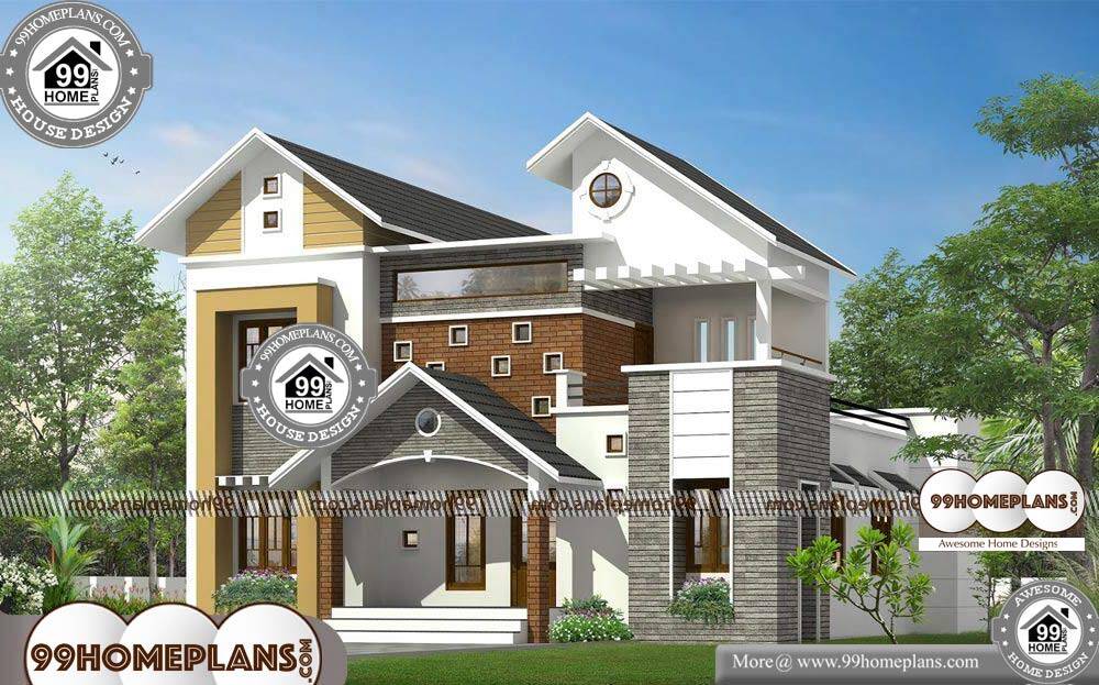 Indian Home Architecture Design - 2 Story 2777 sqft-HOME