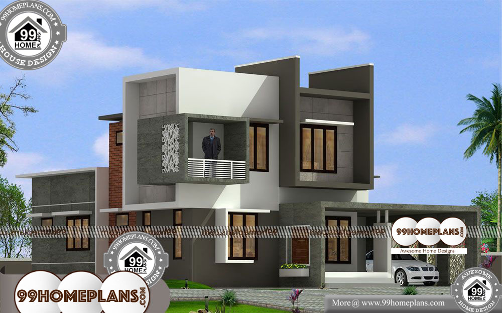 Indian Home Design Floor Plans - 2 Story 1927 sqft-Home