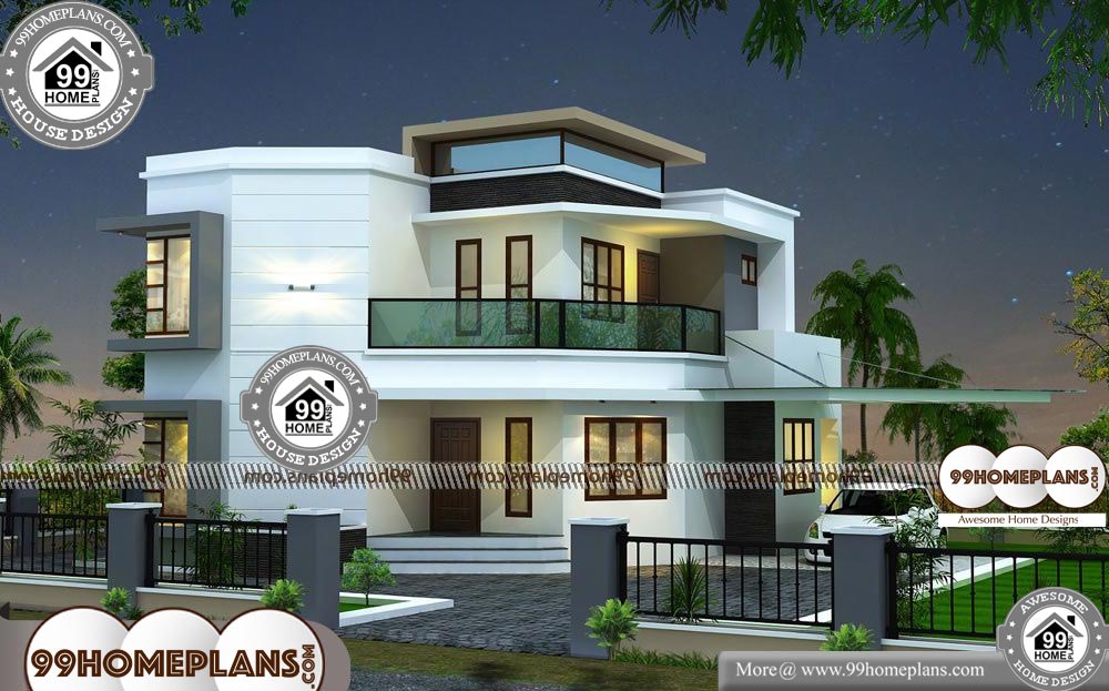 Indian Home Plan - 2 Story 1838 sqft-Home