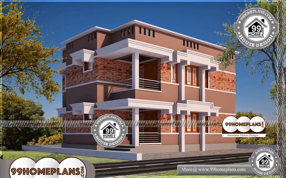 Indian House Designs Photos - 2 Story 1360 sqft-HOME