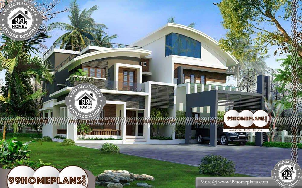 Indian House Designs and Floor Plans - 2 Story 4271 sqft-HOME
