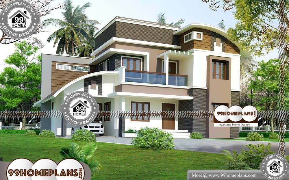 Indian House Floor Plans - 2 Story 2455 sqft-HOME