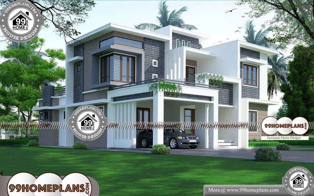 Indian House Plans Free & 90+ 2 Storey House Designs With