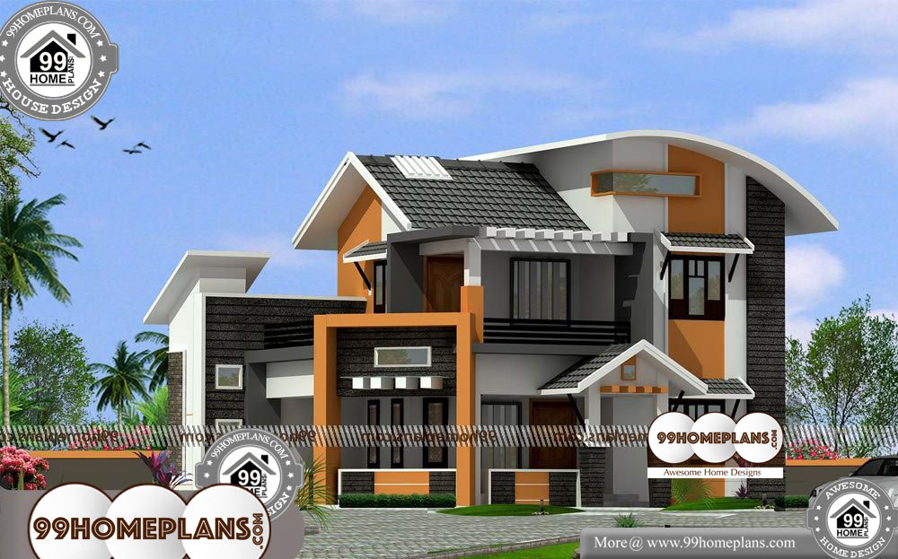 Indian New Home Designs - 2 Story 1740 sqft-Home