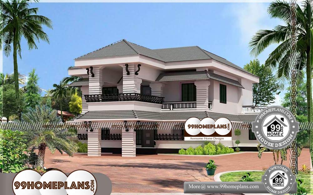 Indian Simple House Plans Designs - 2 Story 2950 sqft-Home