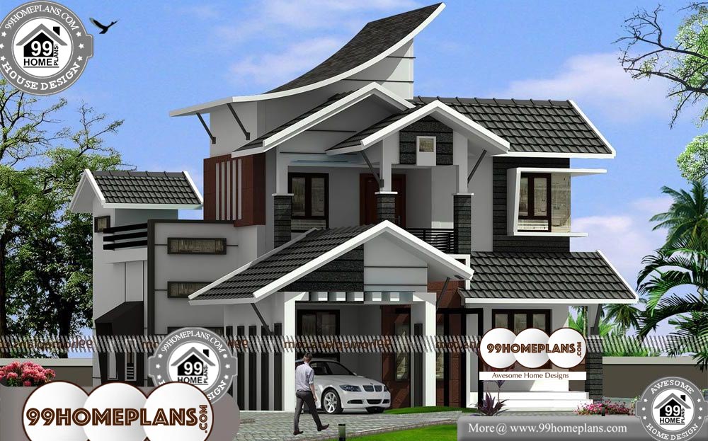 Indian Small Home Design Plans - 2 Story 1530 sqft-Home