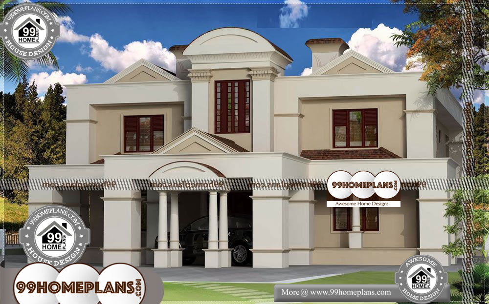 Indian Style House Plans - 2 Story 3100 sqft-Home