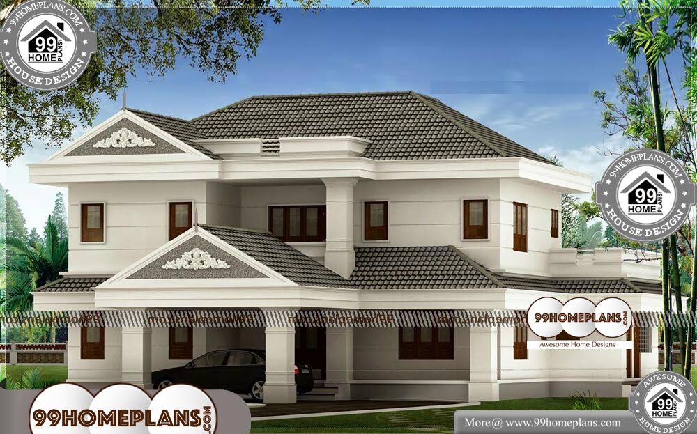 Kerala Home Plans Low Budget - 2 Story 3120 sqft-HOME