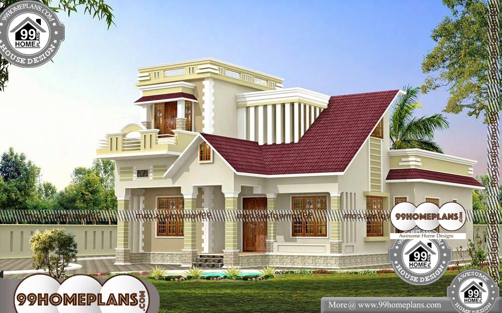 Kerala House Landscape Photos - 2 Story 1650 sqft-Home