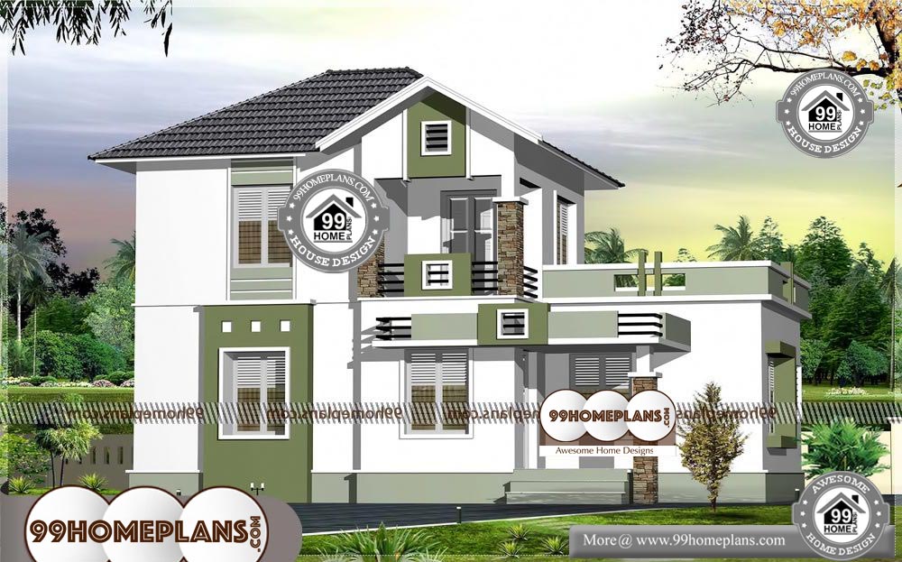 Latest Indian Home Designs - 2 Story 1270 sqft-Home