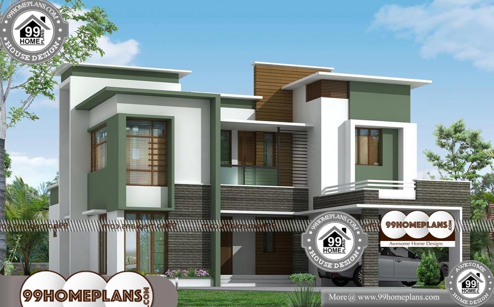 Low Budget Modern House - 2 Story 2806 sqft-Home