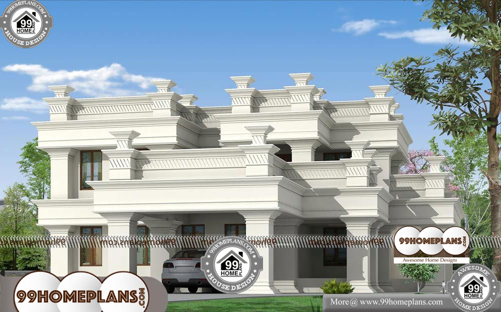 Low Cost House Construction Ideas - 2 Story 3200 sqft-Home