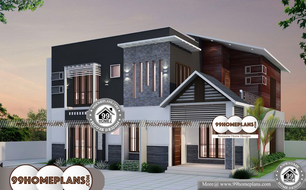 Low Cost Modern House - 2 Story 2400 sqft-Home