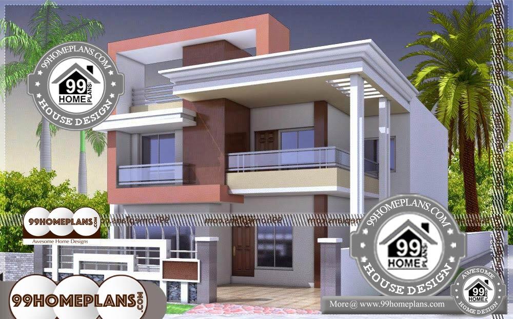 Model House Design with Floor Plan - 2 Story 2117 sqft-HOME