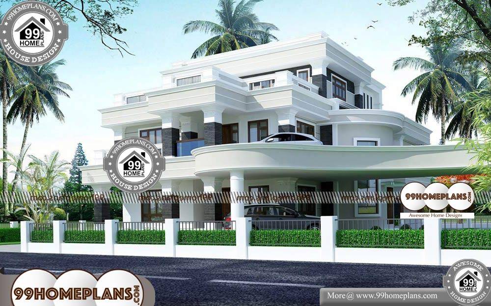 Modern 3 Storey House Plans - 3 Story 6323 sqft-HOME