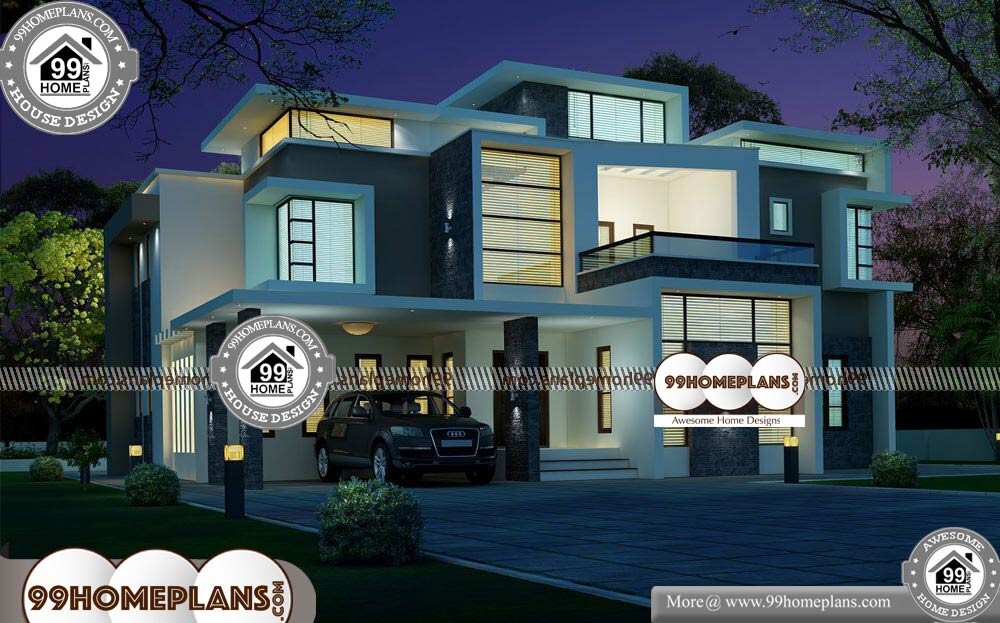 Modern Affordable House Plans - 2 Story 3061 sqft-HOME