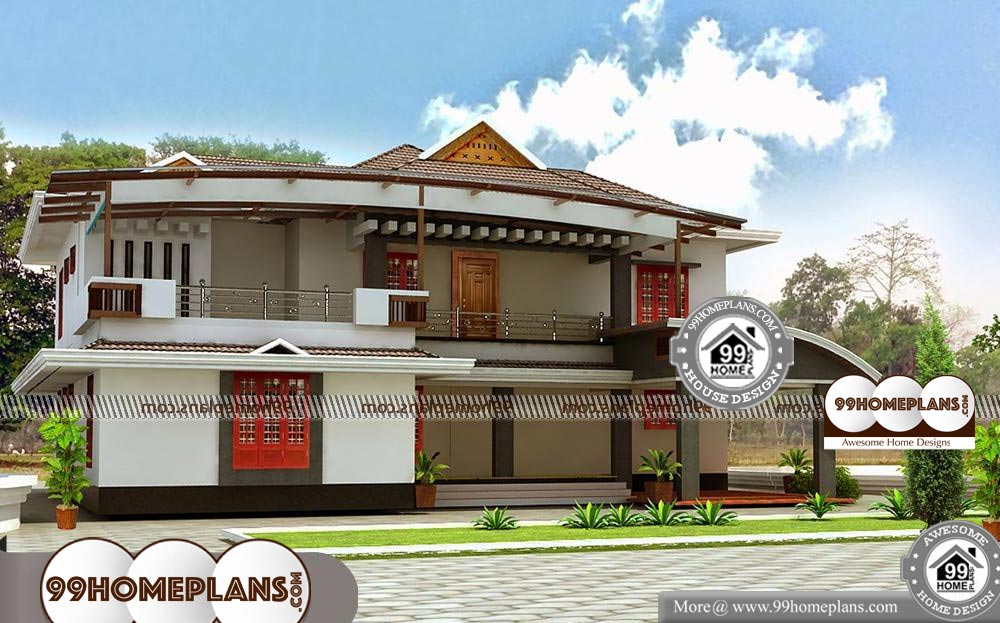 Modern Front Elevation Home Design - 2 Story 2830 sqft-Home