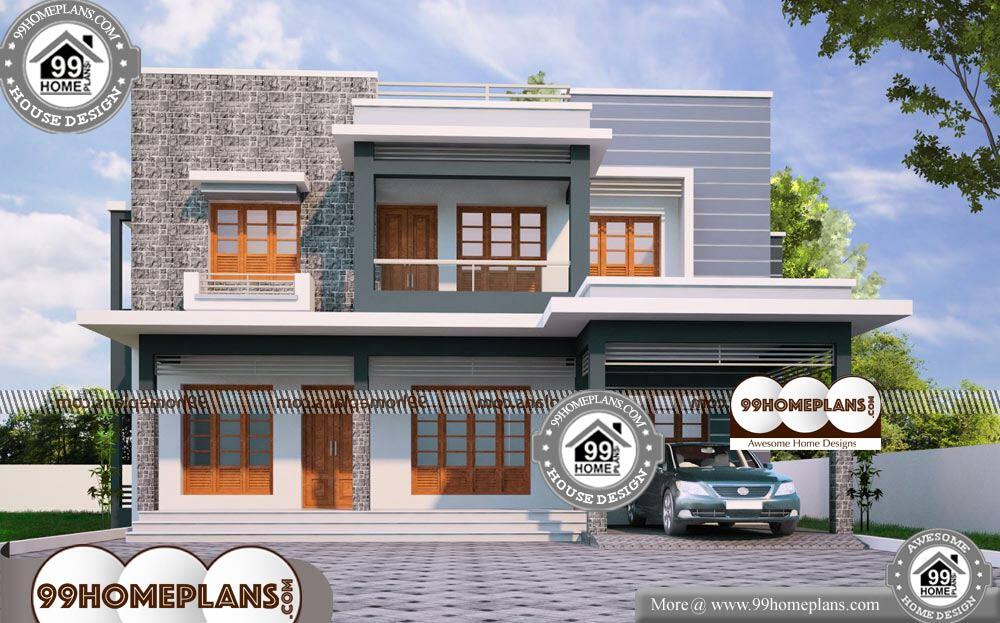 Modern Home Plans in Kerala - 2 Story 2085 sqft-HOME