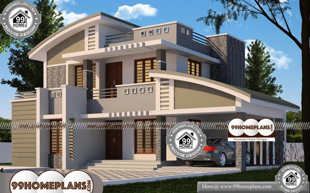 Modern Homes in Kerala - 2 Story 1800 sqft- HOME