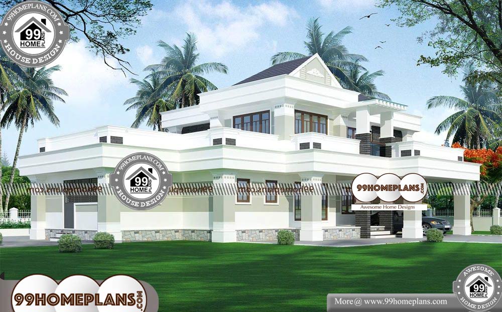 Modern House Bungalow - 2 Story 3108 sqft-Home