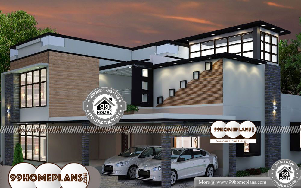Modern House Designs Low Cost - 2 Story 3700 sqft-Home