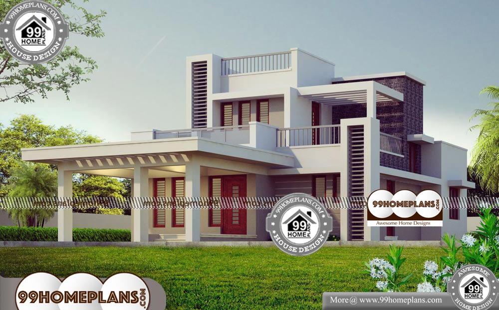 Modern House Kerala - 2 Story 1594 sqft- HOME