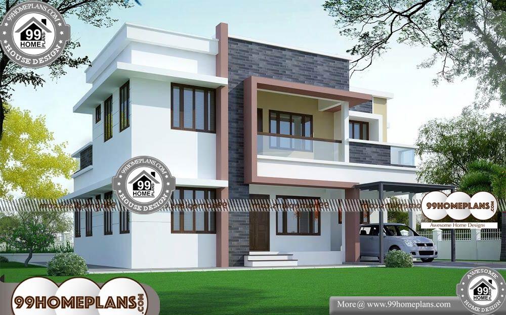 Modern Residential House Plans - 2 Story 1914 sqft-Home