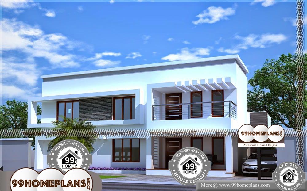 Narrow Block House Designs 8m - 2 Story 1970 sqft-Home