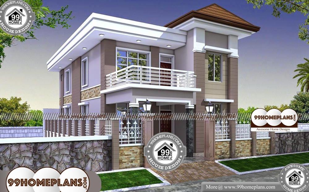 Narrow Terraced House Design - 2 Story 3000 sqft-HOME