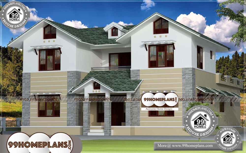 New House Ideas Designs - 2 Story 2050 sqft-Home